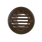 Mountain Plumbing 4 Inch Round Solid Nickel Bronze Plated Grid Shower Drain Image